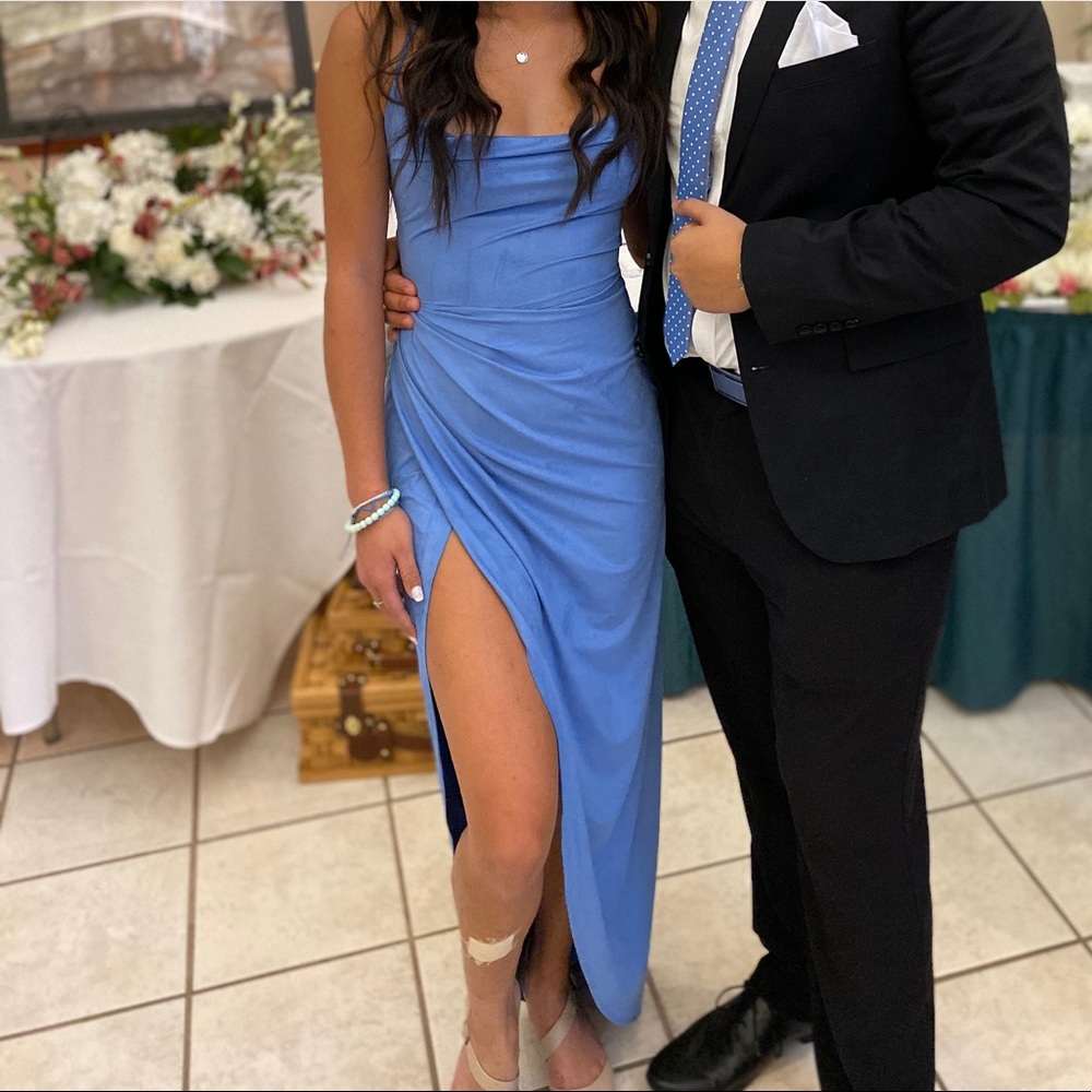 Lace up back Maxi Dress